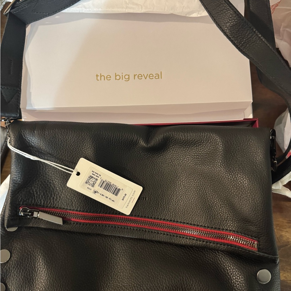 NWT Hammitt VIP large/black/gun metal crossbody.